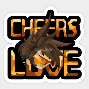 Cheers Love - Tracer Overwatch Sticker